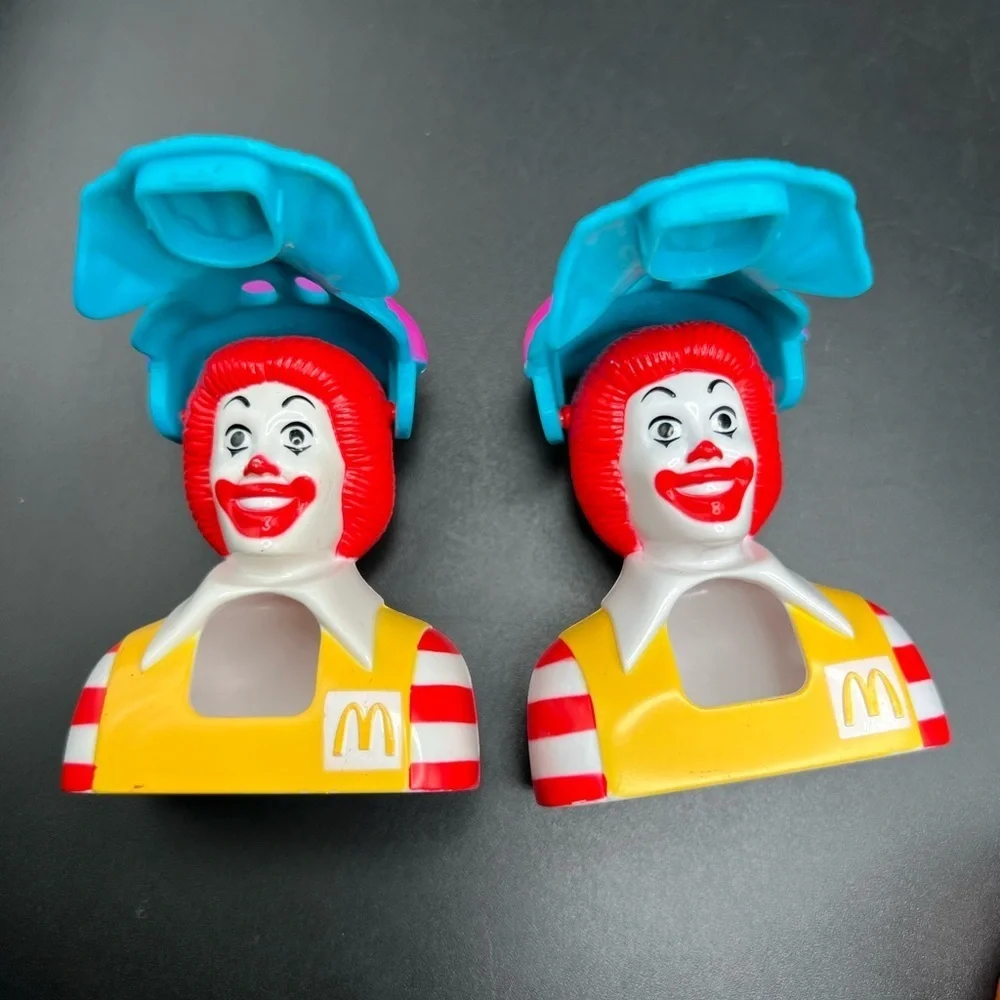 1998 McDonalds Happy Meal Halloween Candy Dispensers Lot of 5